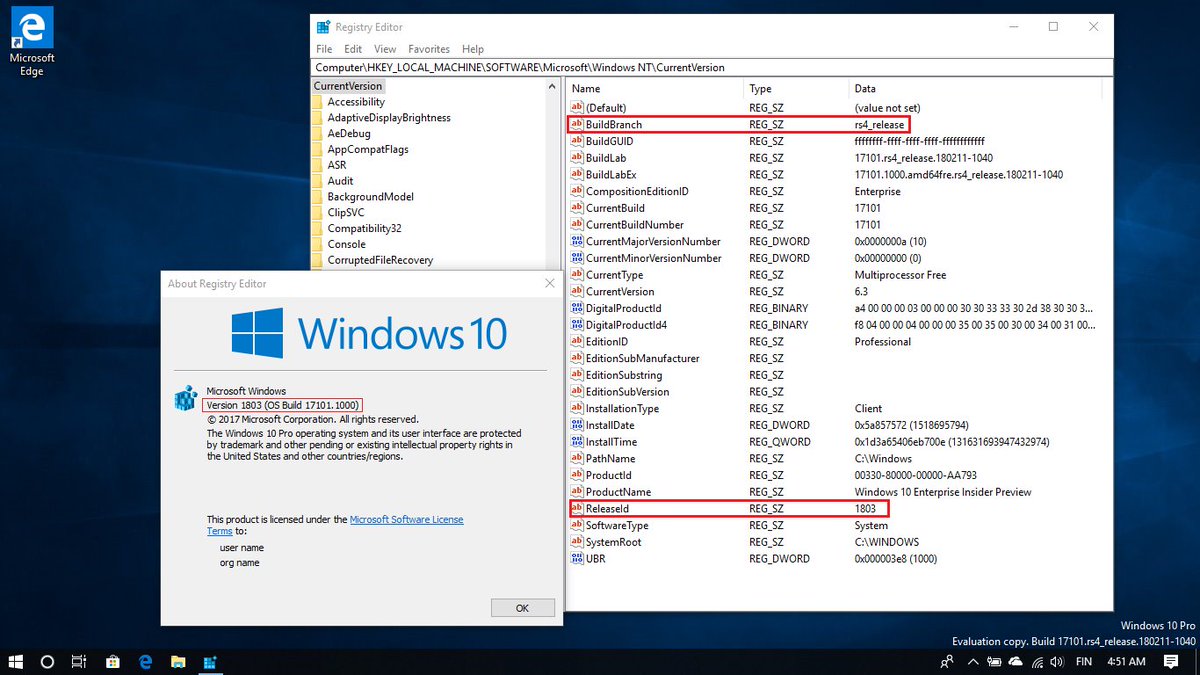 Windows 10 Insider Preview 171331 (rs4_release) Iso Download